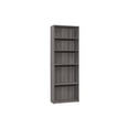 thumbnail image 1 of Miekor Furniture Bookshelf, Bookcase, 6 Tier, 72"h, Office, Bedroom, Grey Laminate, Transitional 40629, 1 of 5