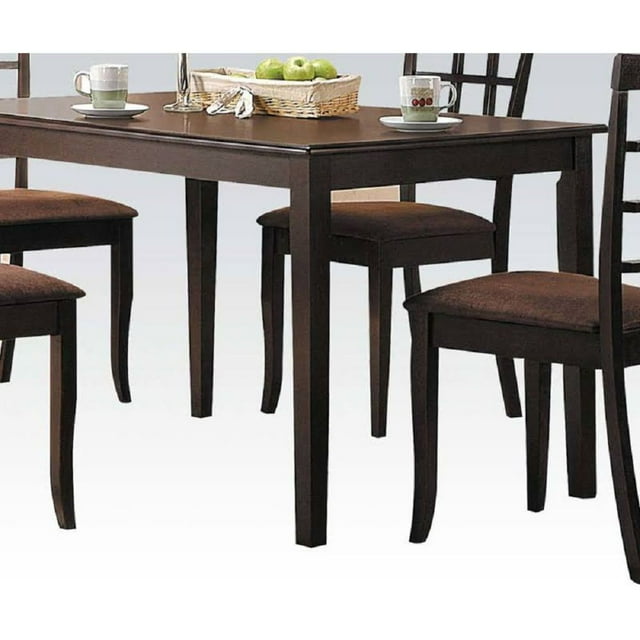 Miekor Furniture Cardiff Dining Table in Espresso, Chairs Not Included