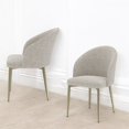 thumbnail image 1 of Miekor Furniture Cora Champagne Fabric Side Chair (Set of 2) 74988, 1 of 7