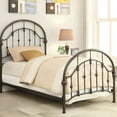 thumbnail image 1 of Miekor Furniture Dark Bronze Metal Twin Bed W5U575, 1 of 5