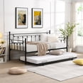 thumbnail image 1 of Miekor Furniture Daybed with trundle BLACK 28174, 1 of 9