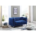 thumbnail image 1 of Miekor Furniture Delray G791A-L Loveseat ( 2 Boxes ) , NAVY BLUE 00074, 1 of 4