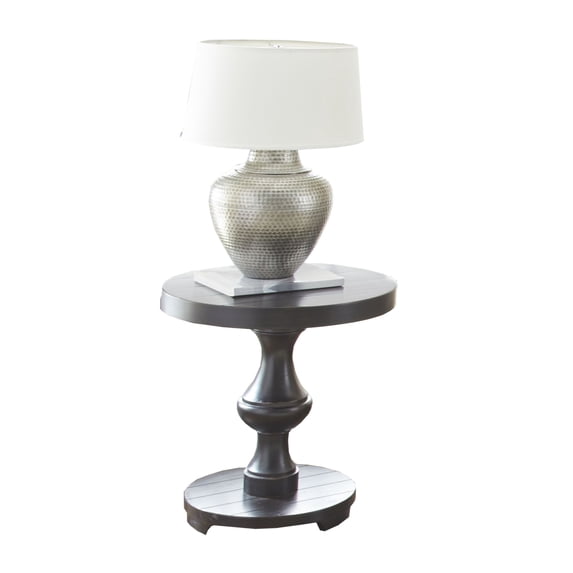 Miekor Furniture Dory - Round End Table - Brown MK2633