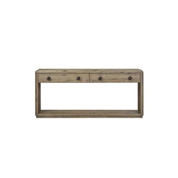 Miekor Furniture English Knotty Oak Console Table No3533