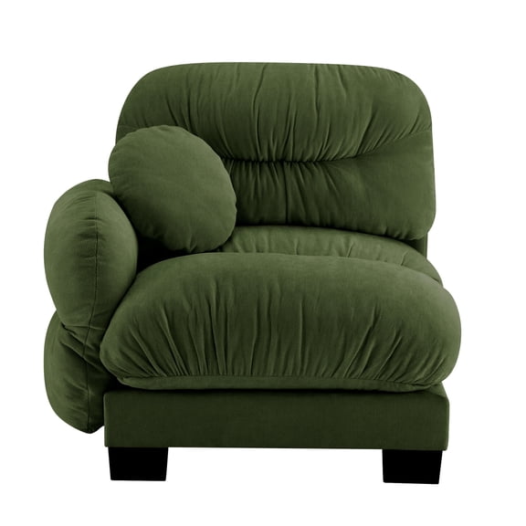 Miekor Furniture Flora Sofa LSF Chenille -Green No.0935