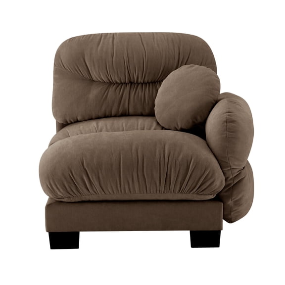 Miekor Furniture Flora Sofa RSF Chenille -Brown No.0411