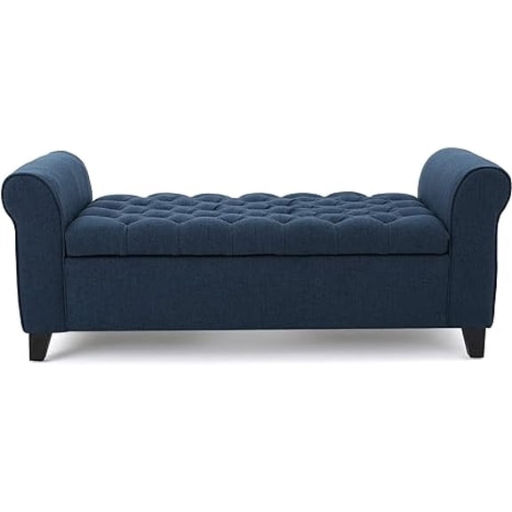Miekor Furniture HAYES ARMED STORAGE BENCH BS9358