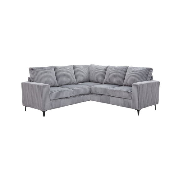 Miekor Furniture Houston G00325B-SC Sectional(Ottoman Not Include), Gray No4657