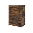 thumbnail image 1 of Miekor Furniture Juvanth Rustic Oak & Black Finish Chest 8604, 1 of 5