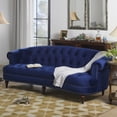thumbnail image 1 of Miekor Furniture La Rosa Victorian Chesterfield Tufted Sofa, Navy Blue Velvet No4827, 1 of 8