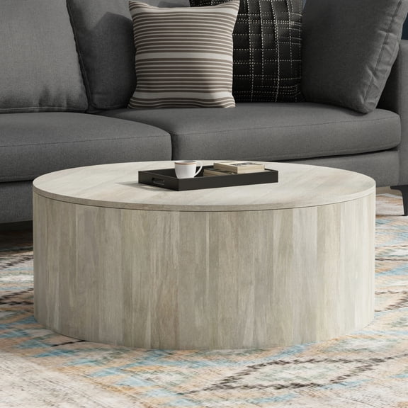 Miekor Furniture Millbury Drum Coffee Table No1447