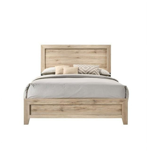 Miekor Furniture Miquell Eastern King Bed, Natural