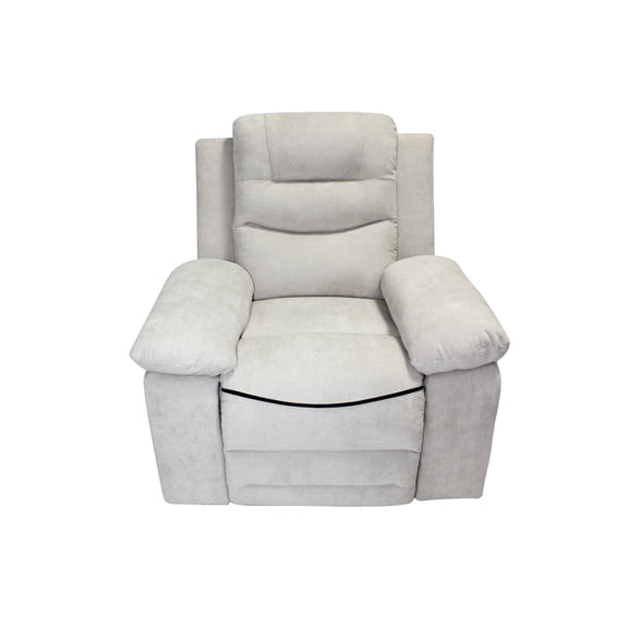 Miekor Furniture Modern Power Lift Recliner for Adults, Supports Up to 661 lbs  Quiet Rail System for Smooth Reclining and All-Day Comfort, Beige MK1269