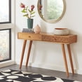 thumbnail image 1 of Miekor Furniture Natural Brown 2-drawer Console Table B5A7704, 1 of 6