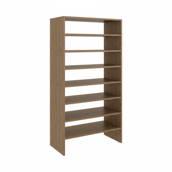 Miekor Furniture Orion Modern Shoe Rack Functional Design for Bedroom and Entryway, Natural Oak No.7521