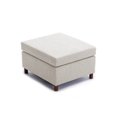 thumbnail image 1 of Miekor Furniture Single Movable Ottoman for Modular Sectional Sofa Couch Without Storage Function, Ottoman Cushion Covers Non-removable and Non-Washable,Cream 118802, 1 of 5