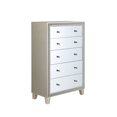 thumbnail image 1 of Miekor Furniture Sliverfluff Mirrored & Champagne Finish Chest 06778, 1 of 5