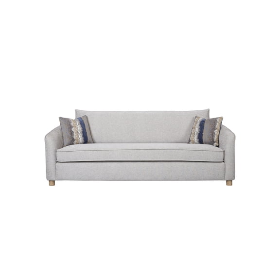 Miekor Furniture Sofa in Sand Fabric - 2 Down Pillows 65636