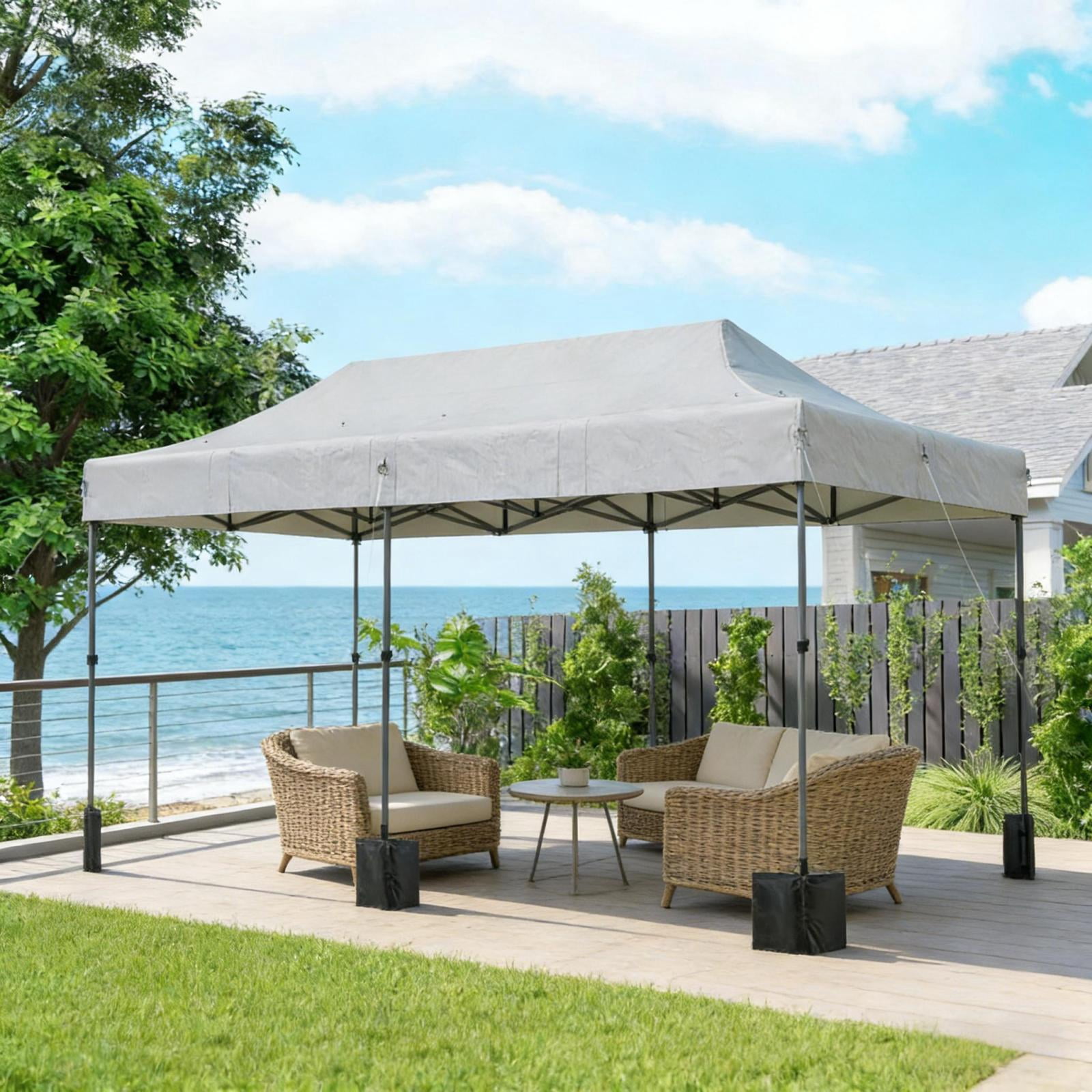 Miekor Furniture Stable Instant Canopy Shelter,Outdoor Pop Up Canopy ...