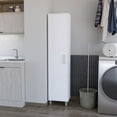 thumbnail image 1 of Miekor Furniture Storage Cabinet Buccan, Five Shelves, White Finish 123126, 1 of 7