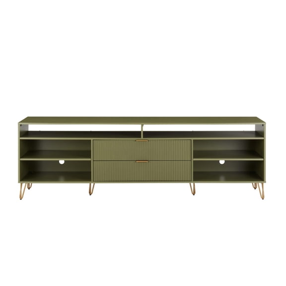 Miekor Furniture TV Stand in Olive Green No7317