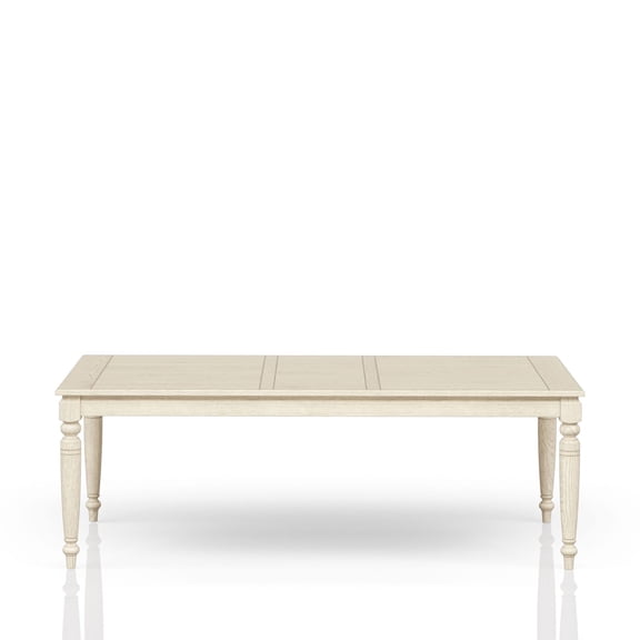Miekor Furniture Table with Leaf - Whitewash MK6163