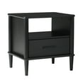 thumbnail image 1 of Miekor Furniture Transitional Solid Wood Spindle Nightstand – Black B5A9219, 1 of 5