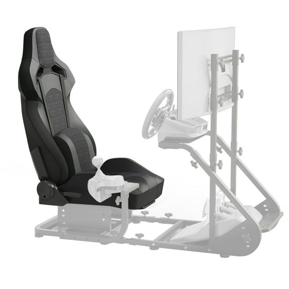 Miekor Furniture Universal PVC Bucket Style Reclinable Sport PU Leather Simulator Racing Seat with Adjustable Lock Slide MK2197