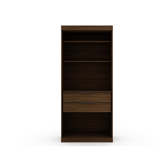 Miekor Furniture Wardrobe Closet in Chestnut Brown No6451