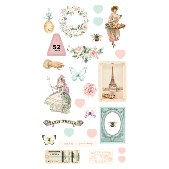 Miel By Frank Garcia Puffy Stickers 26/Pkg