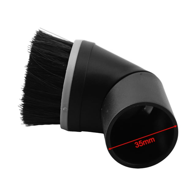 Miele Classic C1 Eco Line Plus Vacuum Cleaner Round Brush Nozzle 35mm Dust Brush Attachment Nylon Bristles Black