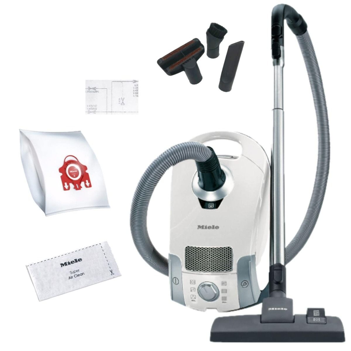 Miele Compact C1 Vacuum Cleaner - HEPA Filtration Ready, 6 Stage