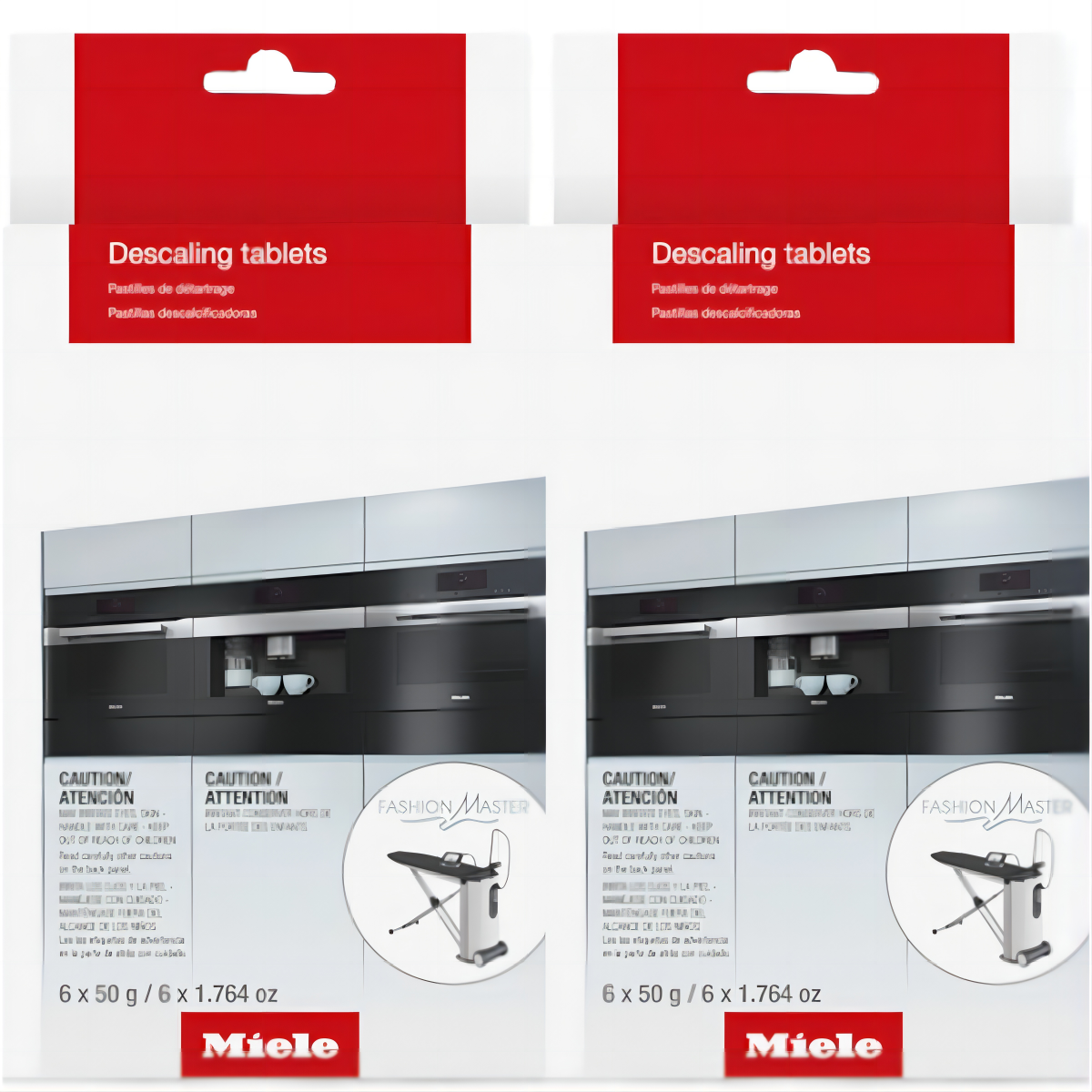 Miele Descaling Tablets for Coffee Machines, Steam Ovens, FashionMaster