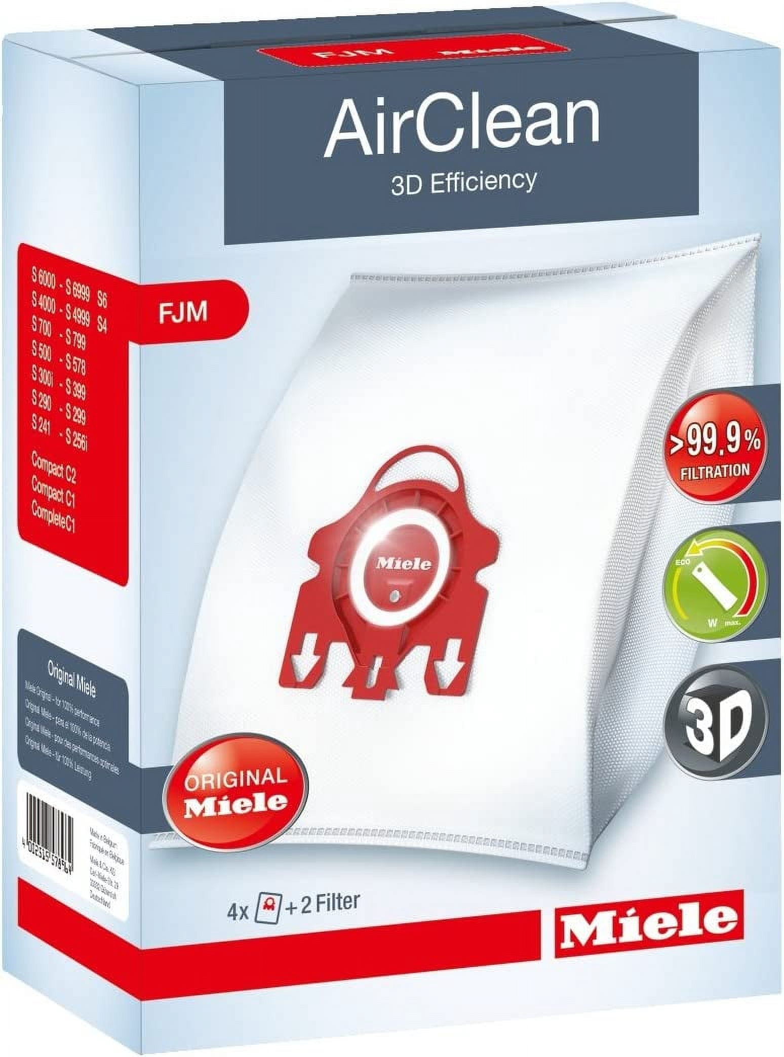 Miele Original AirClean 3D FJM Vacuum Cleaner Bags