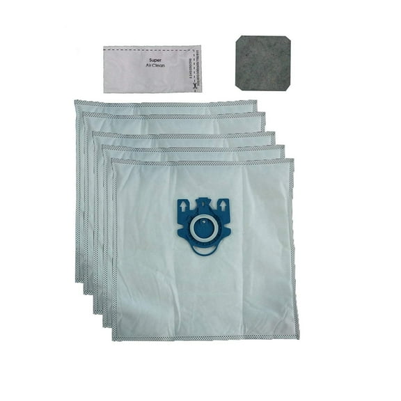 Miele Style G & N Plastic Collar, Allergen Vacuum 5 Bags and 2 Filters # C204