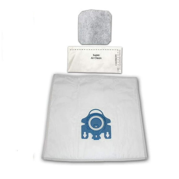 Miele Style G and N Plastic Collar, Allergen Vacuum 5 Paper Bags and 2 Filters // C204