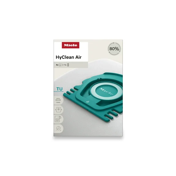 Miele TU HyClean Bags 4pk - Part No. 12774420