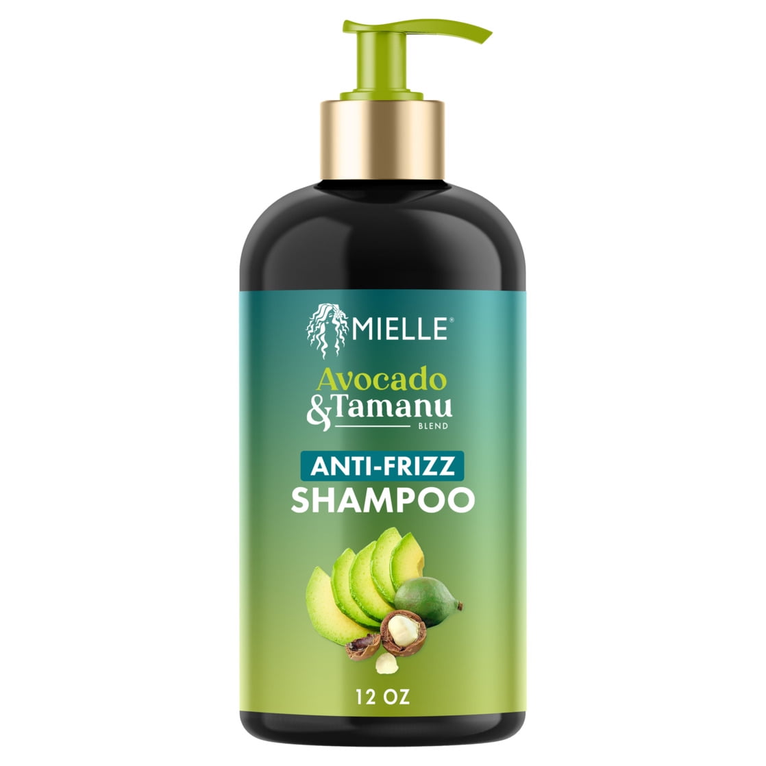 Mielle Organics Avocado Tamanu Anti-Frizz Shampoo 12 fl oz for