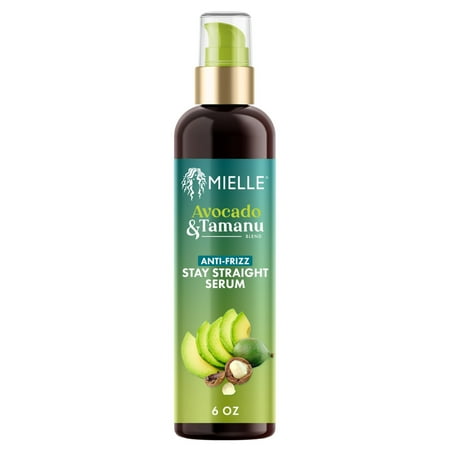 Mielle Avocado & Tamanu Anti-Frizz Stay Straight Serum 6oz