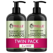 Mielle Rosemary and Mint Clarifying Shampoo and Conditioner Set, 12 oz