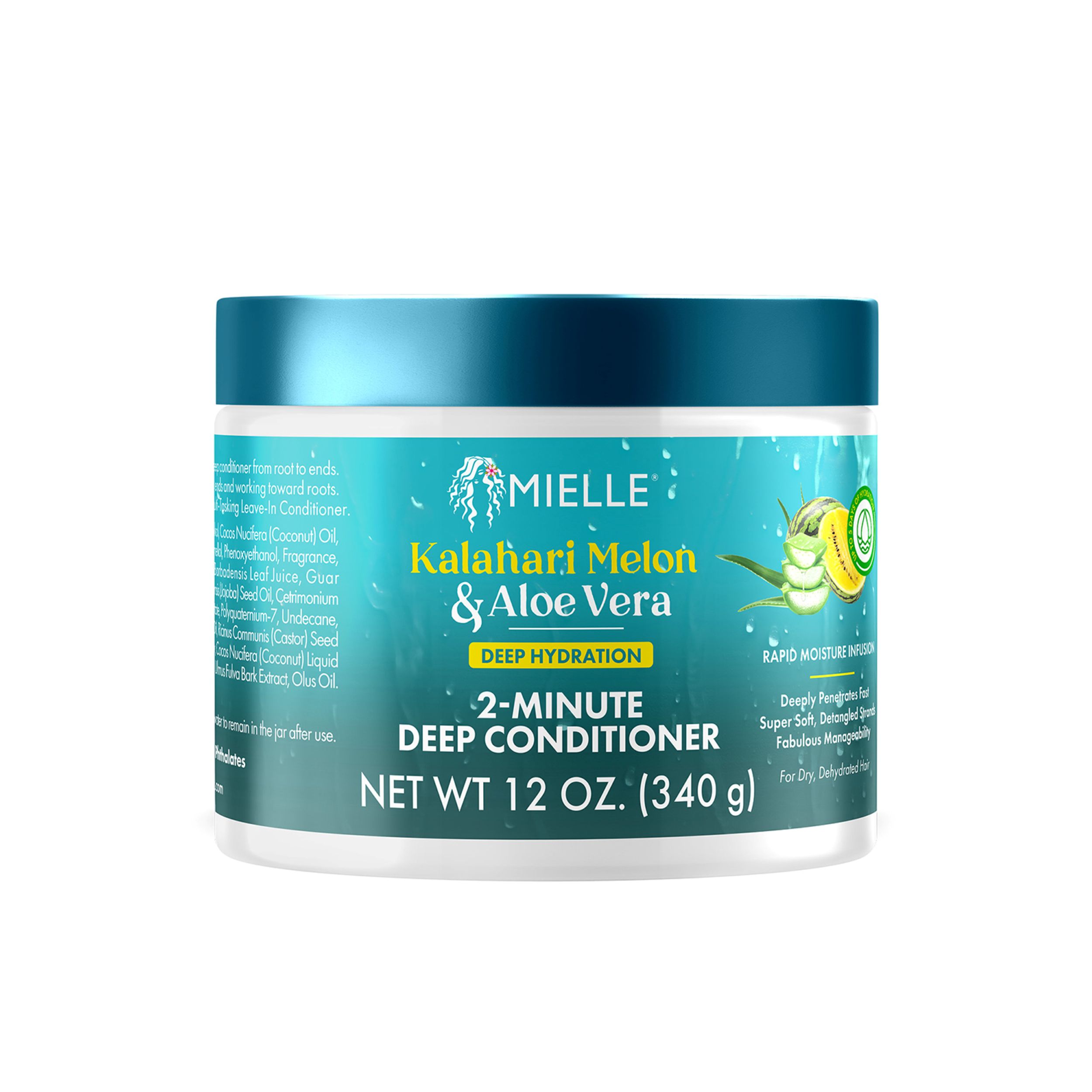Mielle Kalahari Melon Aloe Vera Deep Hydration 2 Minute Deep 