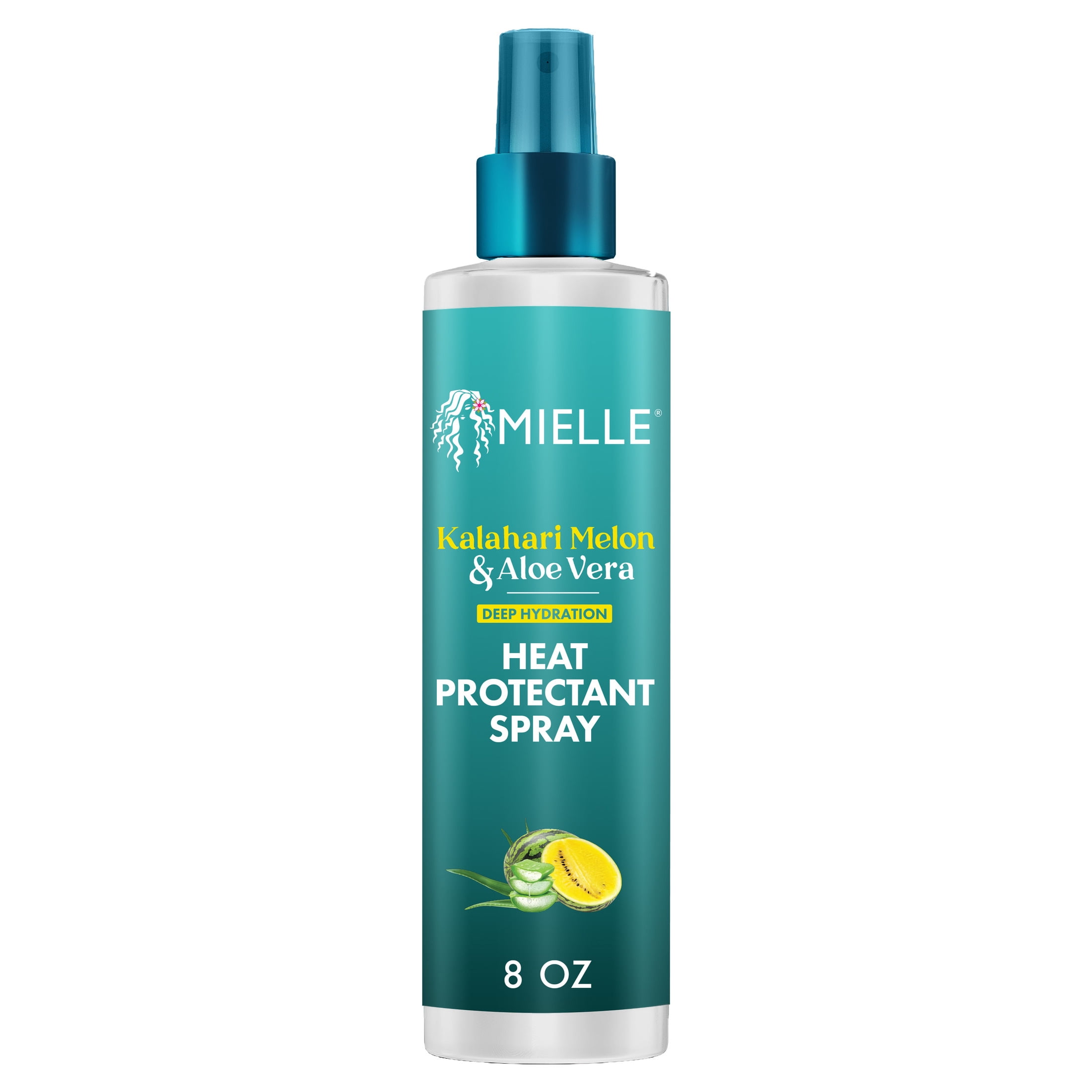 Mielle Kalahari Melon and Aloe Vera Deep Hydration Heat Protectant Spray -  8 fl oz