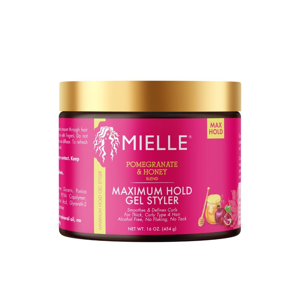 MIELLE Pomegranate & Honey Maximum Hold Gel Styler (16oz) MIELLE Pomegranate & Honey Maximum Hold Gel Styler (16oz)