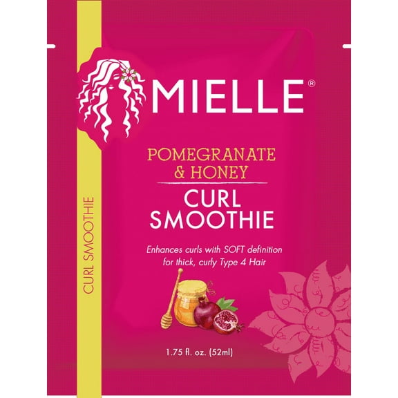 Mielle Organics Pomegranate & Honey Curl Smoothie Packette 1.75 oz, Curly, Moisturizing, Unisex