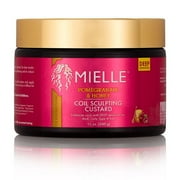 Mielle Pomegranate & Honey Coil Sculpting Custard, Styling Gel for Curly Hair, 12 oz