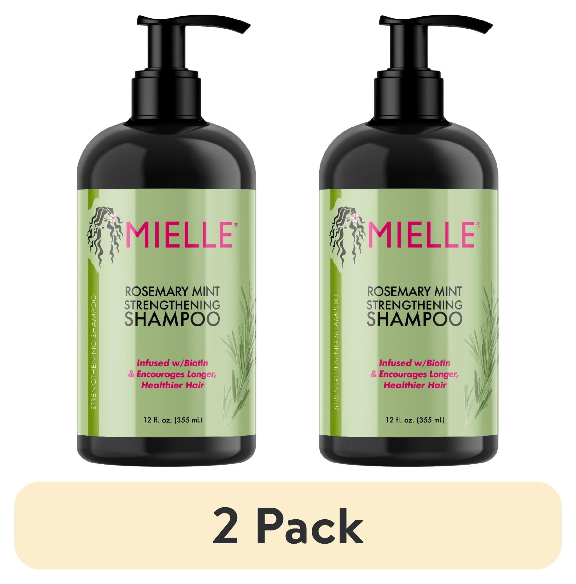 (2 pack) Mielle Rosemary Mint Nourishing Strengthening Daily Shampoo with Biotin, 12 fl oz, All Hair(图1) (2 pack) Mielle Rosemary Mint Nourishing Strengthening Daily Shampoo with Biotin, 12 fl oz, All Hair(图1)