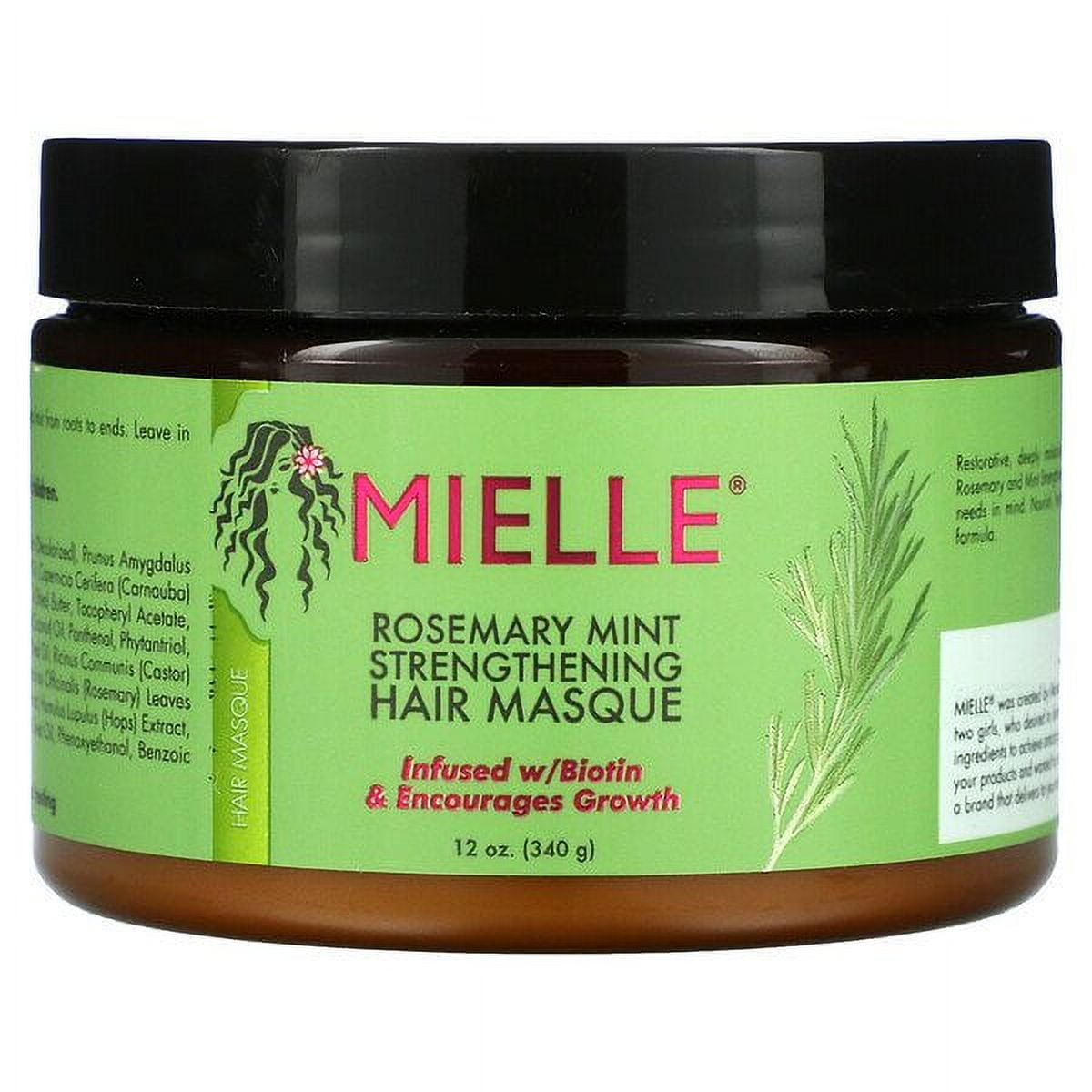 Mielle Organics Rosemary Mint Strengthening Hair Masque - 12oz : Target