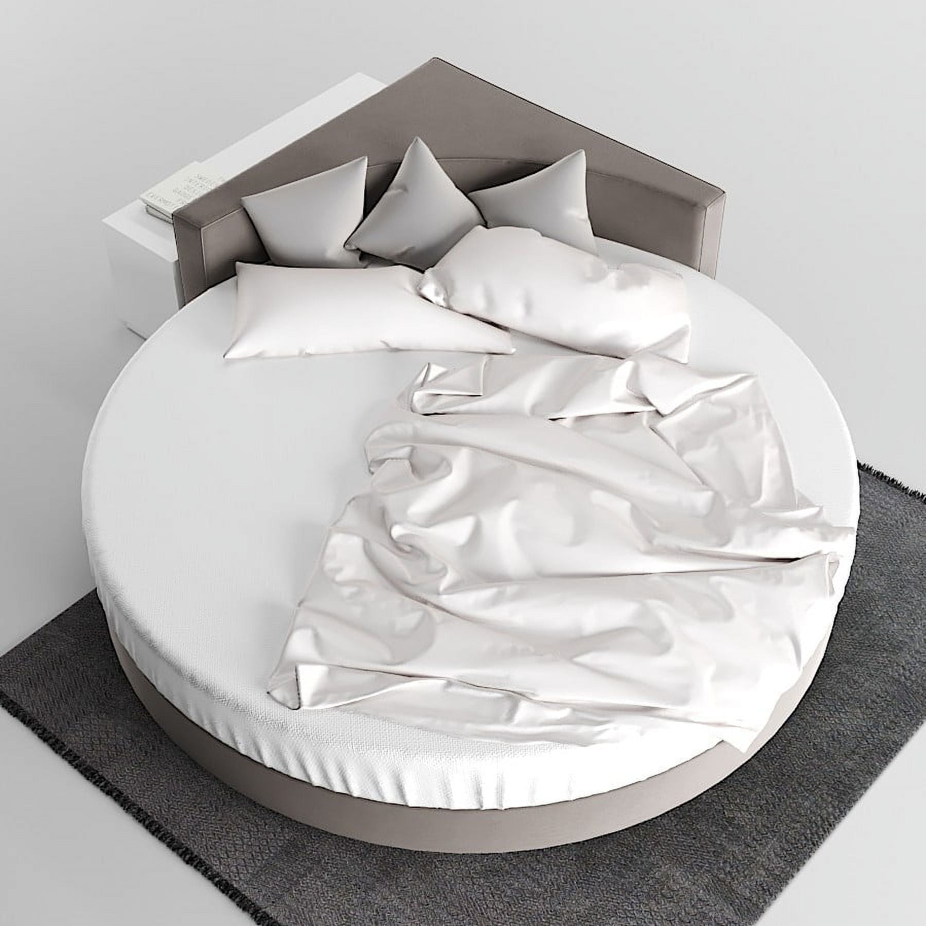 Mielmoon 10" Round Memory Foam Mattress, King Size, 86" Diameter