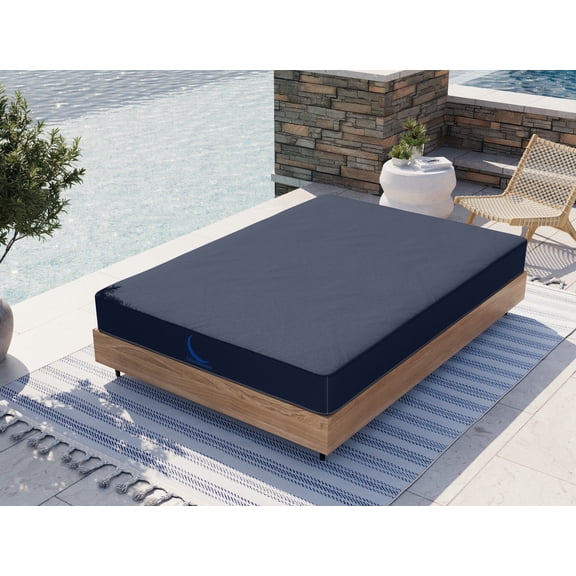 MielmoonCare 7 inch Waterproof Bedwetting Mattress Cal King Size Medium Firm Foam,Supportive Spinal,Outdoor Friendly,Flippable,No-Springs