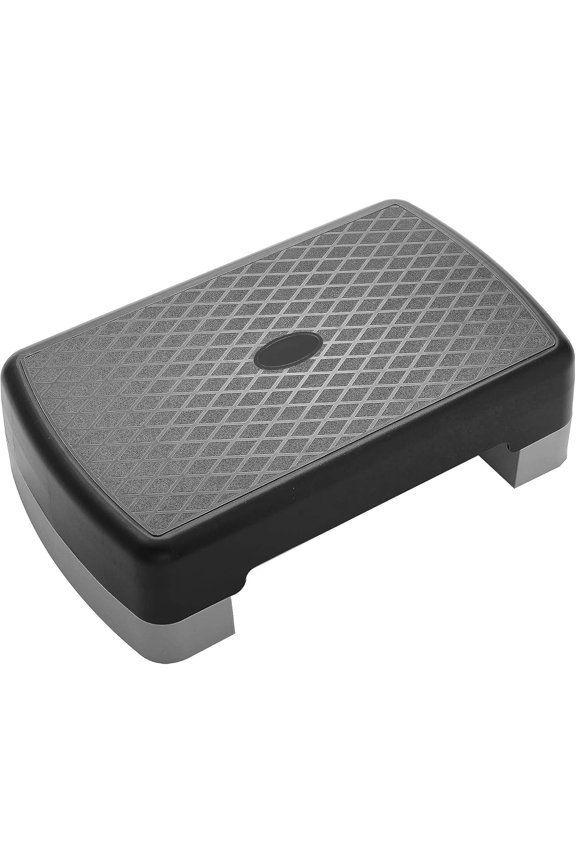 18" Workout Aerobic Stepper Step Platform with 2 Risers, Multiple Colors